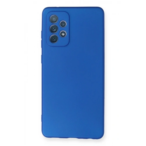 Mey İthalat®  Samsung Galaxy A72 Kılıf First Silikon - Mavi