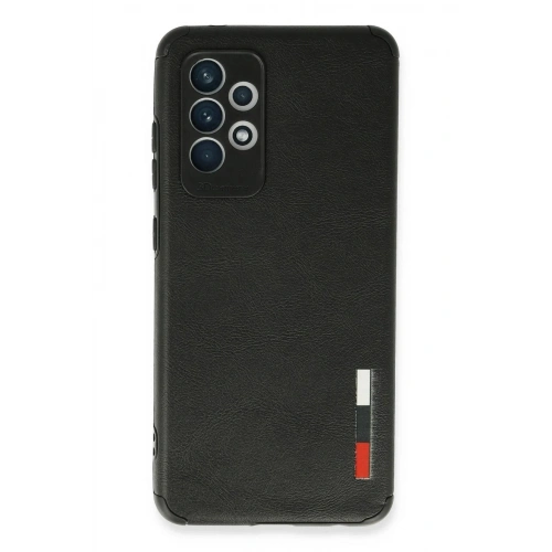 Mey İthalat®  Samsung Galaxy A72 Kılıf Loop Deri Silikon - Siyah