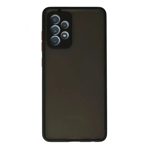 Mey İthalat®  Samsung Galaxy A72 Kılıf Montreal Silikon Kapak - Siyah