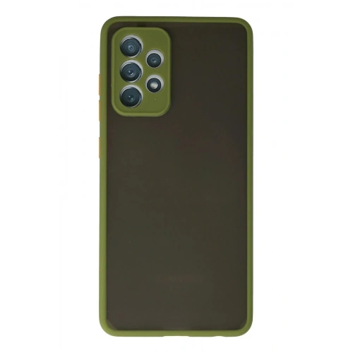 Mey İthalat®  Samsung Galaxy A72 Kılıf Montreal Silikon Kapak - Yeşil