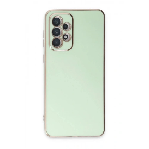 Mey İthalat®  Samsung Galaxy A73 5G Kılıf Volet Silikon - Açık Yeşil