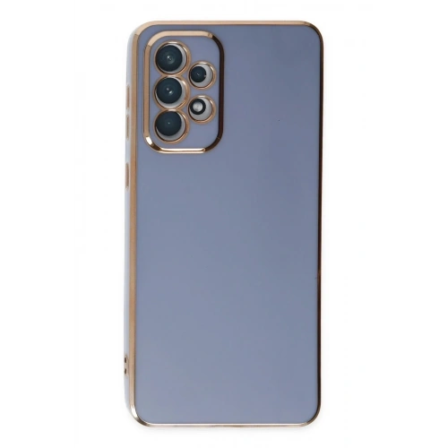 Mey İthalat®  Samsung Galaxy A73 5G Kılıf Volet Silikon - Mavi