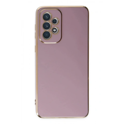 Mey İthalat®  Samsung Galaxy A73 5G Kılıf Volet Silikon - Mor
