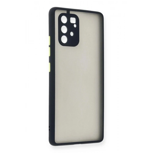Mey İthalat®  Samsung Galaxy A91 / S10 Lite Kılıf Montreal Silikon Kapak - Lacivert