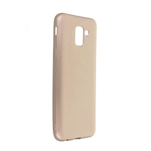 Mey İthalat®  Samsung Galaxy J6 Kılıf First Silikon - Gold