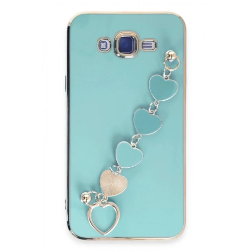 Mey İthalat®  Samsung Galaxy J7 Kılıf Esila Silikon - Su Yeşili