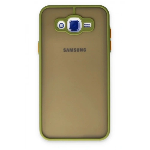 Mey İthalat®  Samsung Galaxy J7 Kılıf Montreal Silikon Kapak - Açık Yeşil