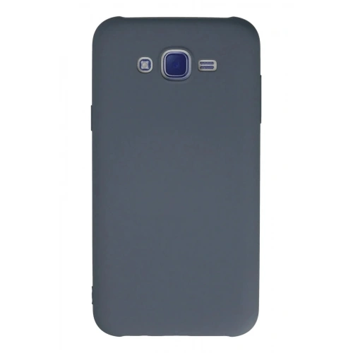 Mey İthalat®  Samsung Galaxy J7 Kılıf Nano içi Kadife Silikon - Gri