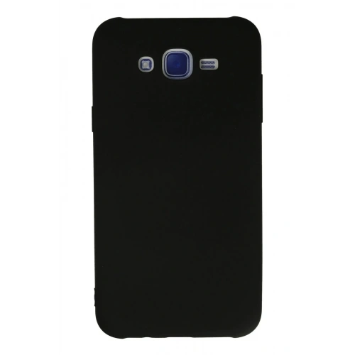 Mey İthalat®  Samsung Galaxy J7 Kılıf Nano içi Kadife Silikon - Siyah