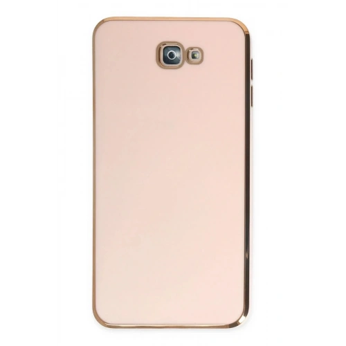 Mey İthalat®  Samsung Galaxy J7 Prime Kılıf Volet Silikon - Pembe
