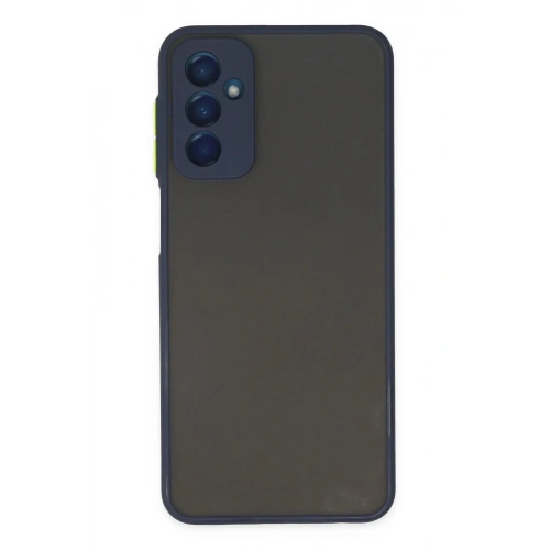 Mey İthalat®  Samsung Galaxy M13 Kılıf Montreal Silikon Kapak - Lacivert