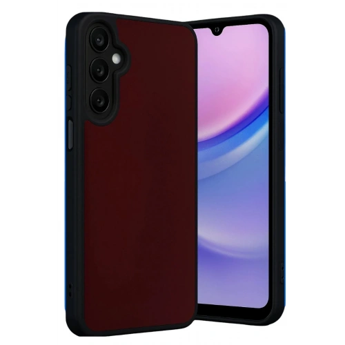 Mey İthalat®  Samsung Galaxy M15 Kılıf Aras Deri Kapak - Bordo