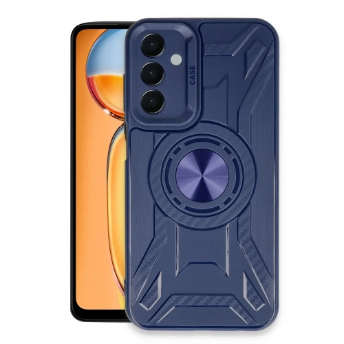 Mey İthalat®  Samsung Galaxy M15 Kılıf Lincoln Silikon - Lacivert