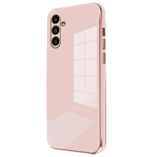 Mey İthalat®  Samsung Galaxy M15 Kılıf Volet Silikon - Pembe