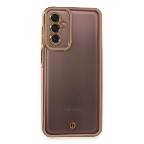 Mey İthalat®  Samsung Galaxy M23 Kılıf Liva Lens Silikon - Pudra