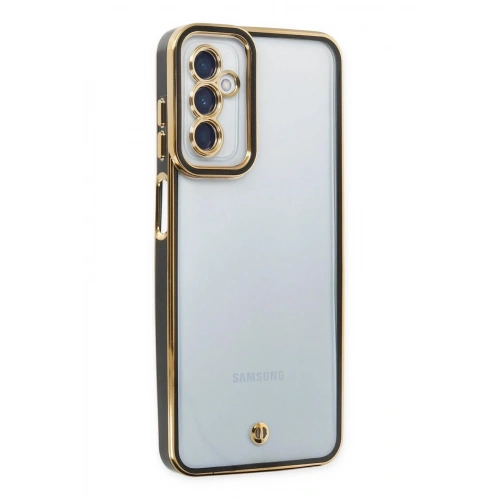 Mey İthalat®  Samsung Galaxy M23 Kılıf Liva Lens Silikon - Siyah