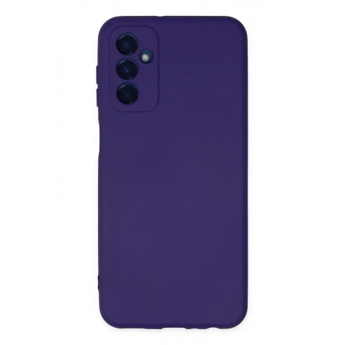 Mey İthalat®  Samsung Galaxy M23 Kılıf Nano içi Kadife Silikon - Mor