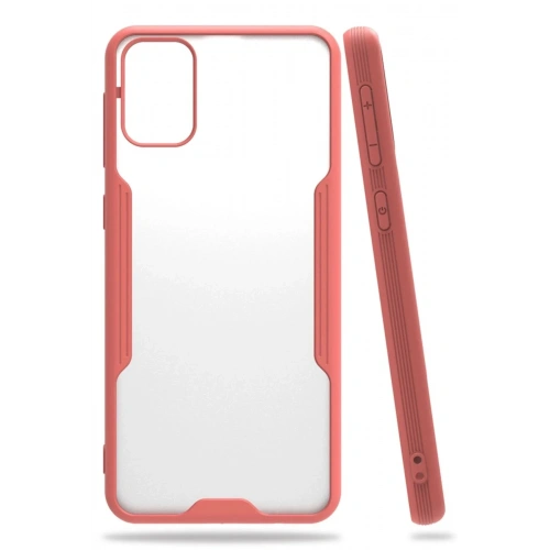Mey İthalat®  Samsung Galaxy M31 Kılıf Platin Silikon - Pembe