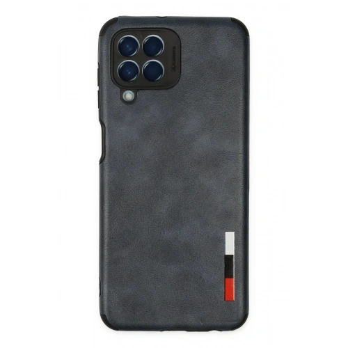 Mey İthalat®  Samsung Galaxy M33 Kılıf Loop Deri Silikon - Lacivert