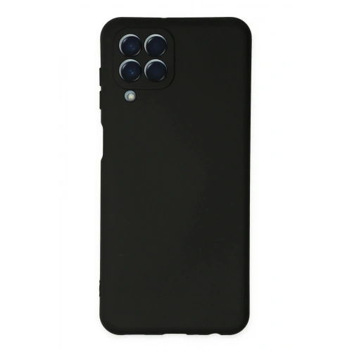 Mey İthalat®  Samsung Galaxy M33 Kılıf Nano içi Kadife Silikon - Siyah