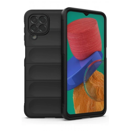 Mey İthalat®  Samsung Galaxy M33 Kılıf Optimum Silikon - Siyah