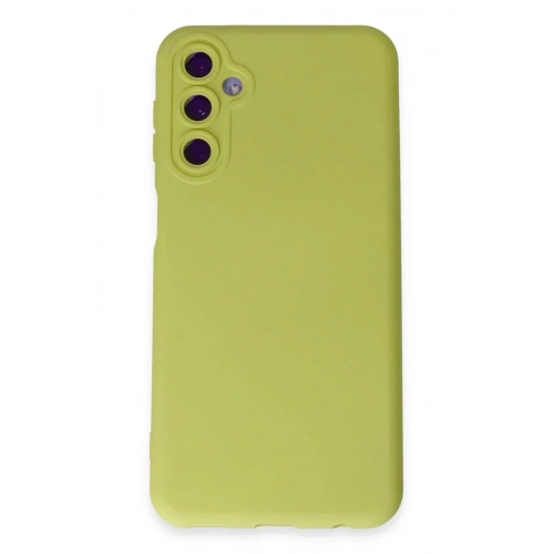 Mey İthalat®  Samsung Galaxy M34 5G Kılıf Nano içi Kadife Silikon - Sarı