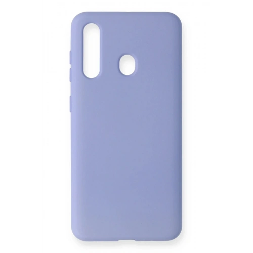 Mey İthalat®  Samsung Galaxy M40 Kılıf Nano içi Kadife Silikon - Lila