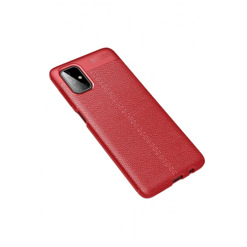 Mey İthalat®  Samsung Galaxy M51 Kılıf Auto Focus Kapak - Kırmızı