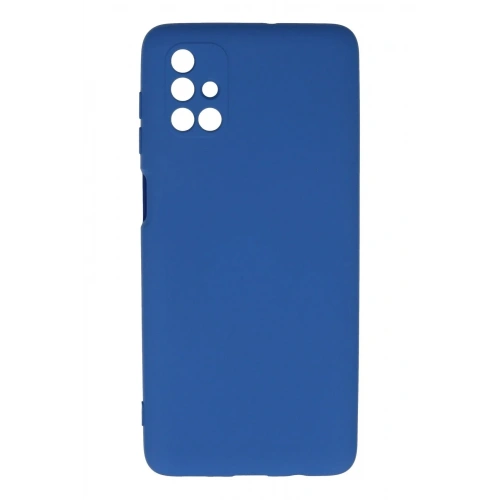 Mey İthalat®  Samsung Galaxy M51 Kılıf Nano içi Kadife Silikon - Mavi