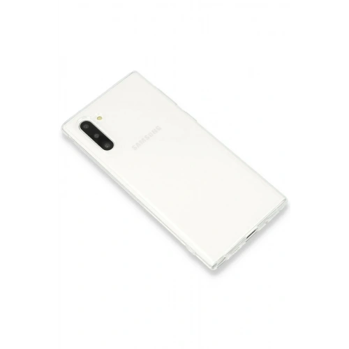 Mey İthalat®  Samsung Galaxy Note 10 Kılıf Lüx Şeffaf Silikon