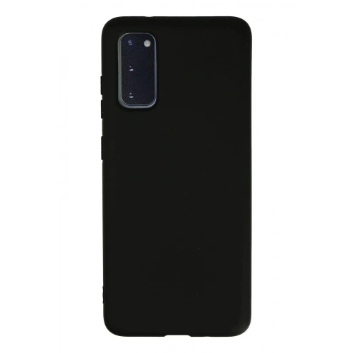 Mey İthalat®  Samsung Galaxy S20 Kılıf Nano içi Kadife Silikon - Siyah