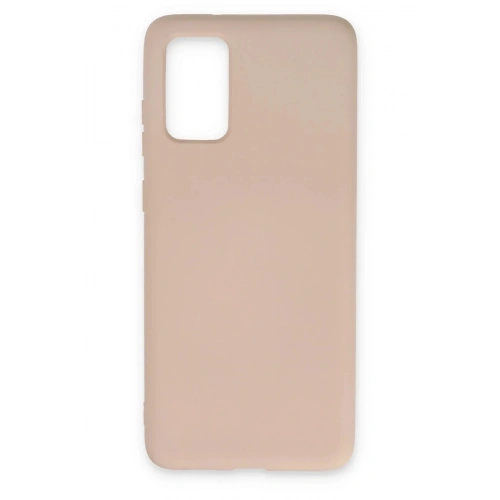 Mey İthalat®  Samsung Galaxy S20 Plus Kılıf Nano içi Kadife Silikon - Pudra