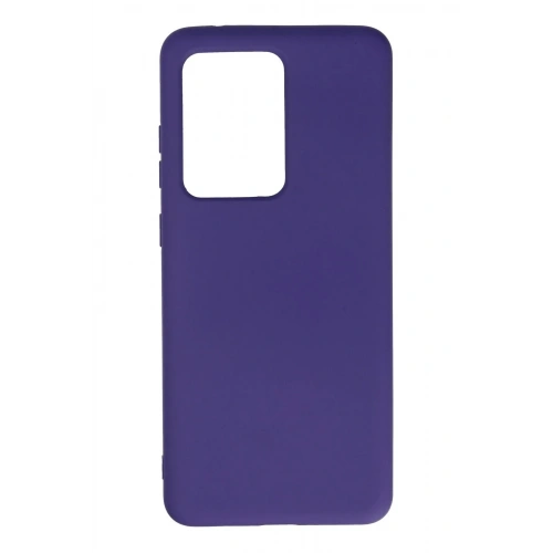 Mey İthalat®  Samsung Galaxy S20 Ultra Kılıf Nano içi Kadife Silikon - Mor
