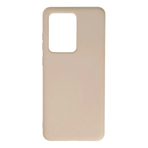 Mey İthalat®  Samsung Galaxy S20 Ultra Kılıf Nano içi Kadife Silikon - Pudra