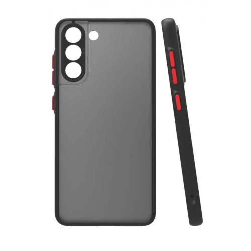 Mey İthalat®  Samsung Galaxy S21 FE Kılıf Montreal Silikon Kapak - Siyah