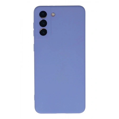 Mey İthalat®  Samsung Galaxy S21 Plus Kılıf Nano içi Kadife Silikon - Lila