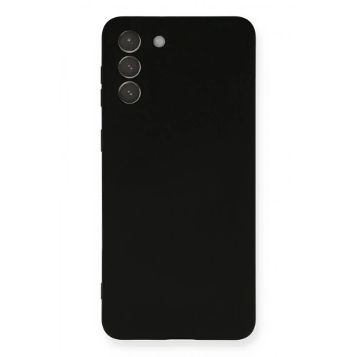 Mey İthalat®  Samsung Galaxy S21 Plus Kılıf Nano içi Kadife Silikon - Siyah