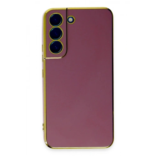 Mey İthalat®  Samsung Galaxy S22 Plus Kılıf Volet Silikon - Kırmızı
