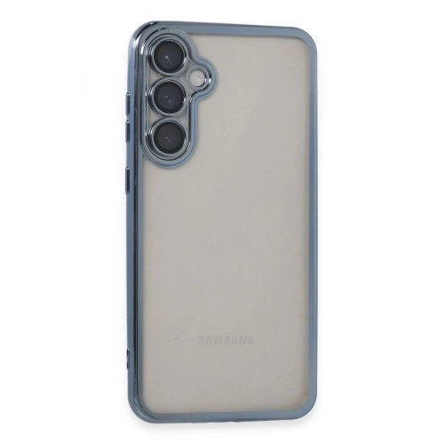 Mey İthalat®  Samsung Galaxy S23 FE Kılıf  Lensli Silikon - Açık Mavi