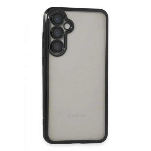 Mey İthalat®  Samsung Galaxy S23 FE Kılıf  Lensli Silikon - Siyah