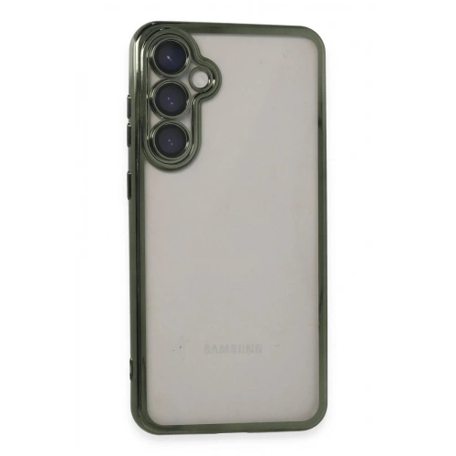 Mey İthalat®  Samsung Galaxy S23 FE Kılıf  Lensli Silikon - Yeşil