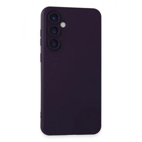 Mey İthalat®  Samsung Galaxy S23 FE Kılıf Nano içi Kadife Silikon - Mor