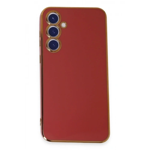 Mey İthalat®  Samsung Galaxy S23 FE Kılıf Volet Silikon - Kırmızı