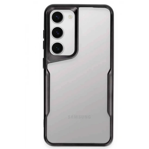 Mey İthalat®  Samsung Galaxy S23 Kılıf Boyi Silikon Kapak - Siyah