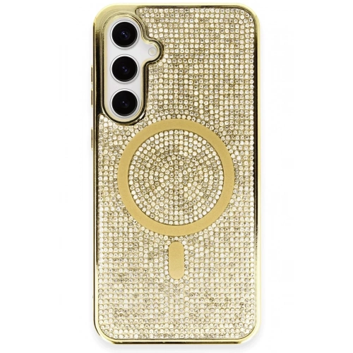 Mey İthalat®  Samsung Galaxy S23 Kılıf Helen Magsafe Kapak - Gold