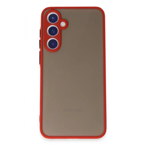 Mey İthalat®  Samsung Galaxy S23 Kılıf Montreal Silikon Kapak - Kırmızı