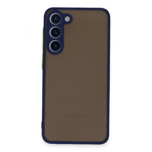 Mey İthalat®  Samsung Galaxy S23 Kılıf Montreal Silikon Kapak - Lacivert