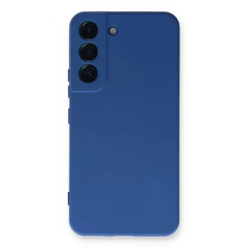 Mey İthalat®  Samsung Galaxy S23 Kılıf Nano içi Kadife Silikon - Mavi