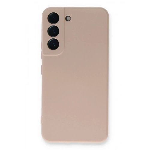 Mey İthalat®  Samsung Galaxy S23 Kılıf Nano içi Kadife Silikon - Pudra