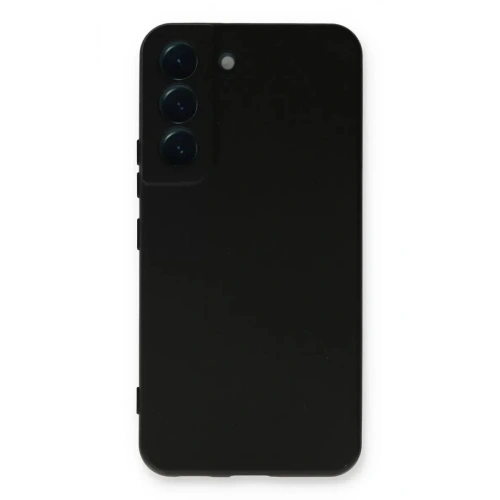 Mey İthalat®  Samsung Galaxy S23 Kılıf Nano içi Kadife Silikon - Siyah